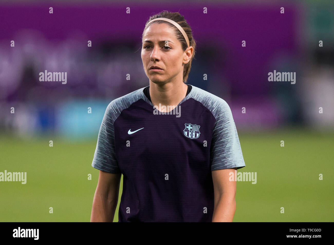 17th May 2019, Groupama Arena, Budapest, Hungary; UEFA Womens Champions League Final, Lyon versus Barcelona, training and press conference; Stock Photo