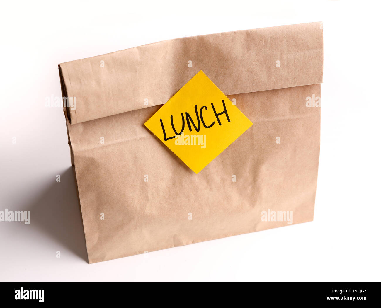 Snack package from recycled material Stock Photo - Alamy