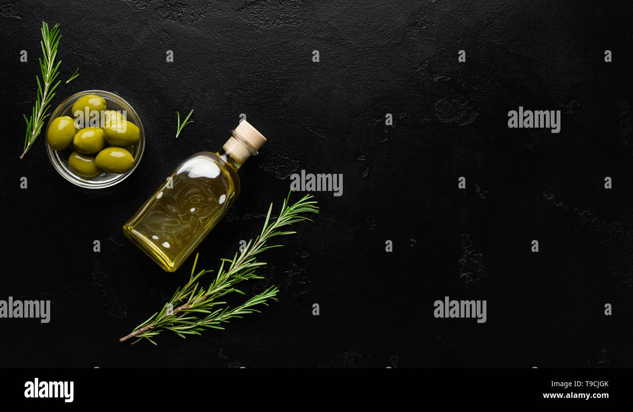Pure olive oil concept Stock Photo