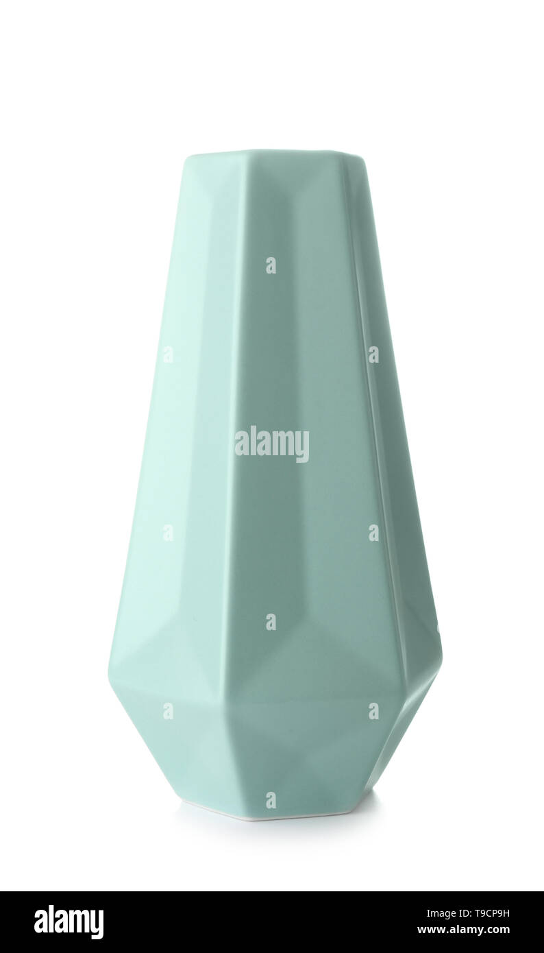Beautiful vase on white background Stock Photo - Alamy