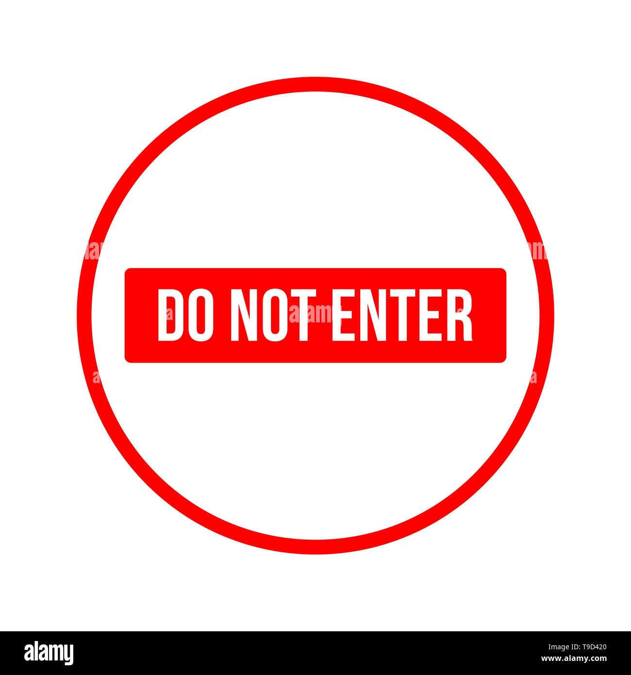 Restriction icon Stock Vector Images - Alamy