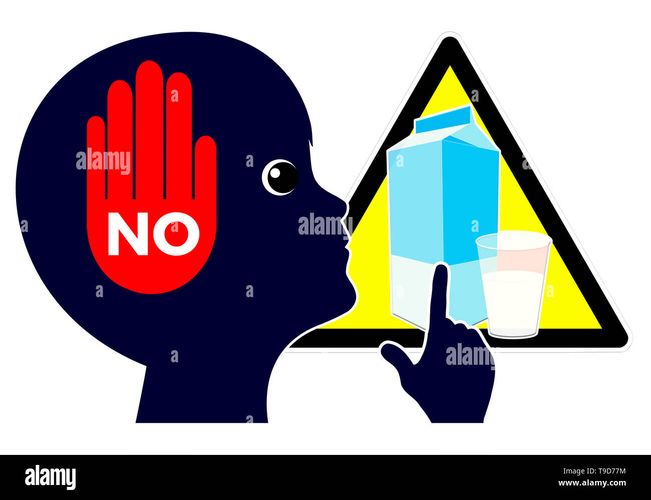 Toddler with lactose intolerance must learn to avoid dairy products