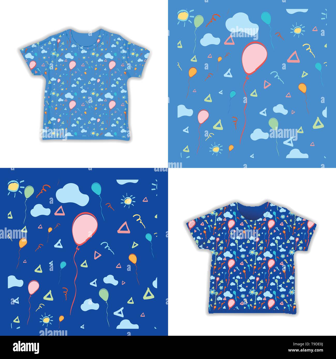 happy birthday seamless pattern vector illustration - vector Stock ...