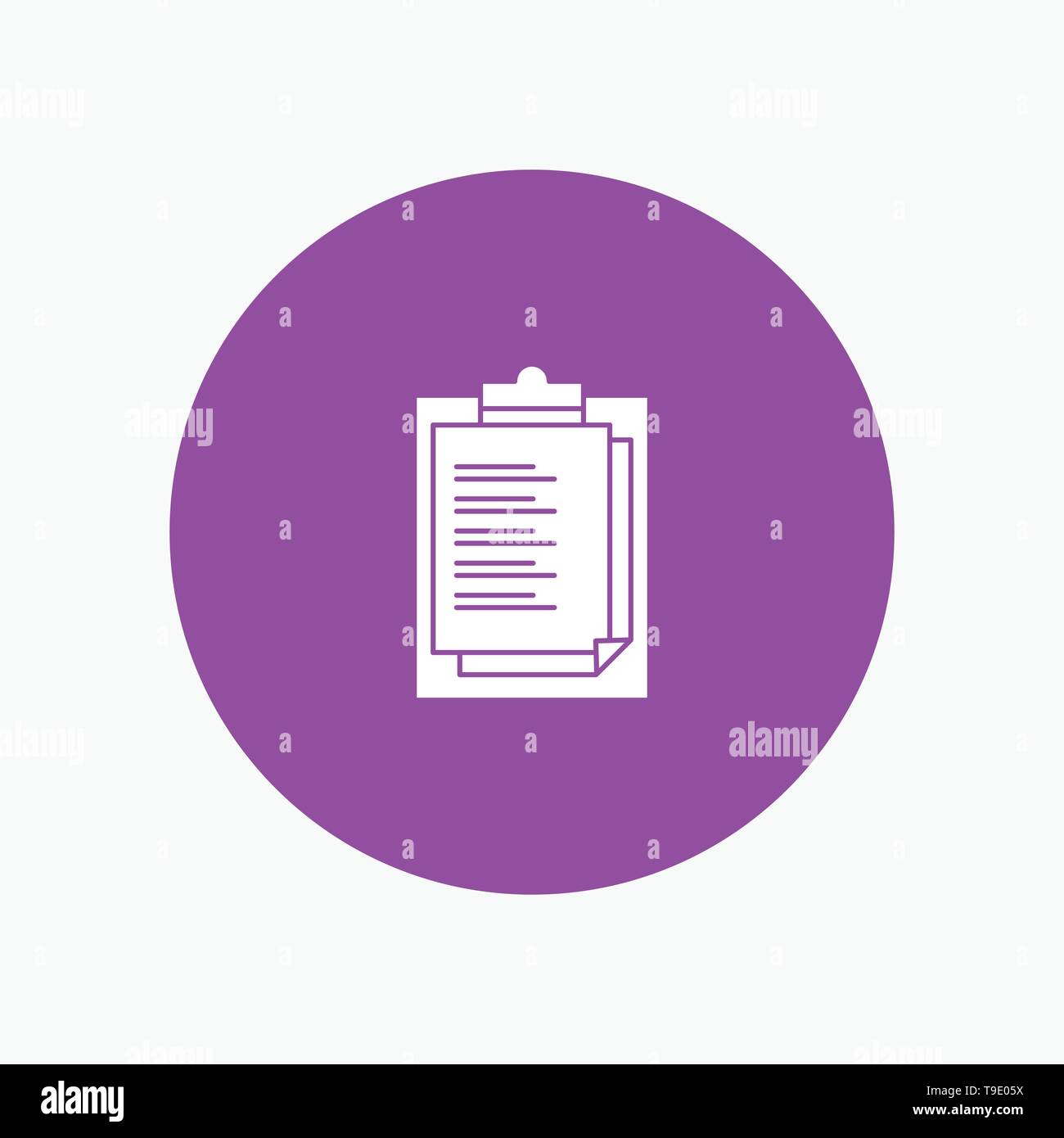 Notepad report card result presentation stock vector image art alamy