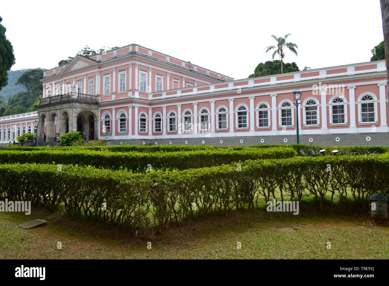 Imperial Museum of Petropolis. Summer residence of brazilian emperors. Neoclasical style. Stock Photo
