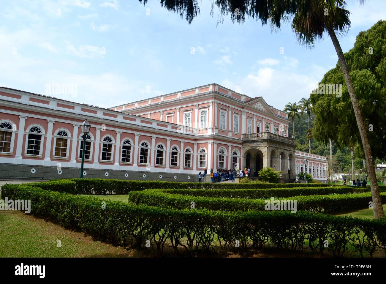 Imperial Museum of Petropolis. Summer residence of brazilian emperors. Neoclasical style. Stock Photo