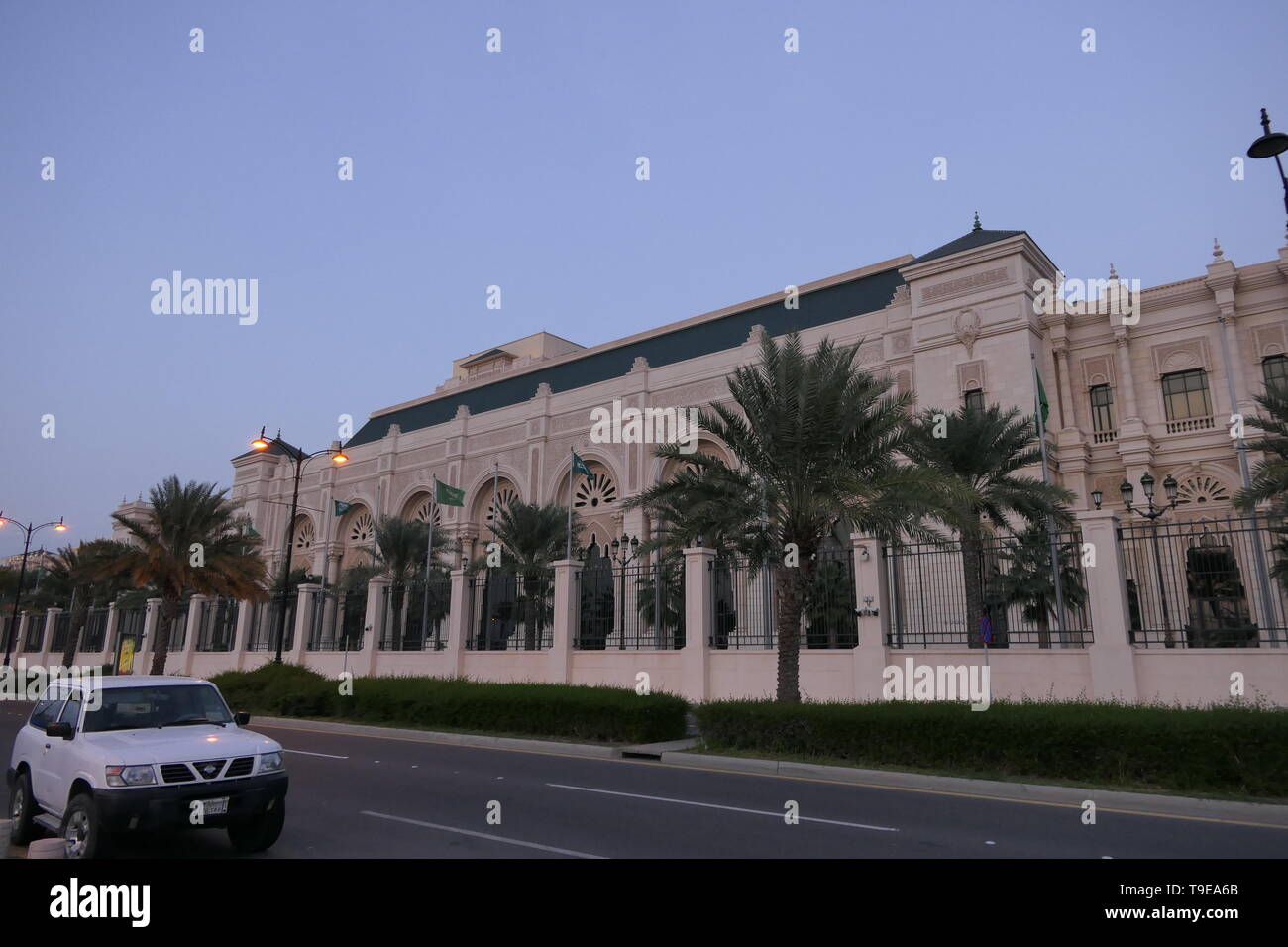 JEDDAH, SAUDI ARABIA - DECEMBER 20, 2018: Side view of the The Ritz-Carlton Hotel Jeddah Stock Photo