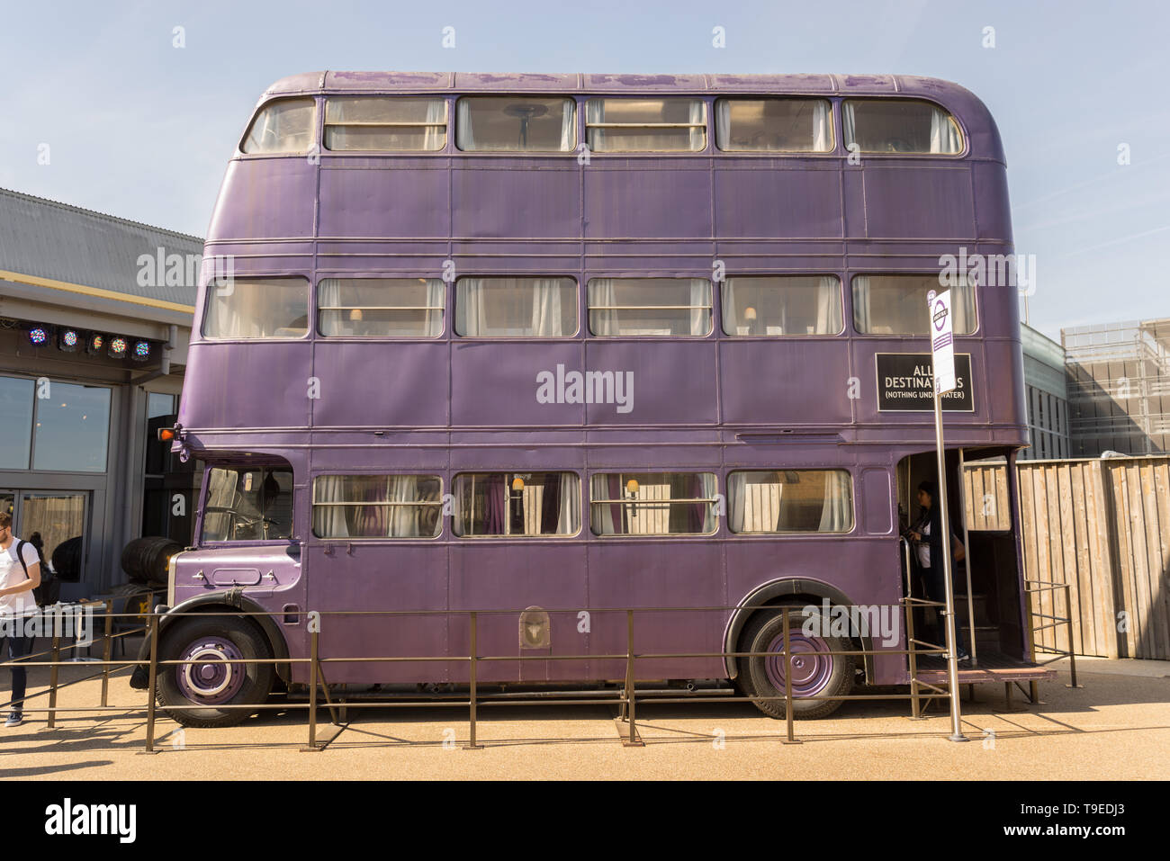 Warner Bros. Studio Tour 'The Making of Harry Potter' The Knight Bus on  display that was used in the production of the films, London, UK May 2019  Stock Photo - Alamy