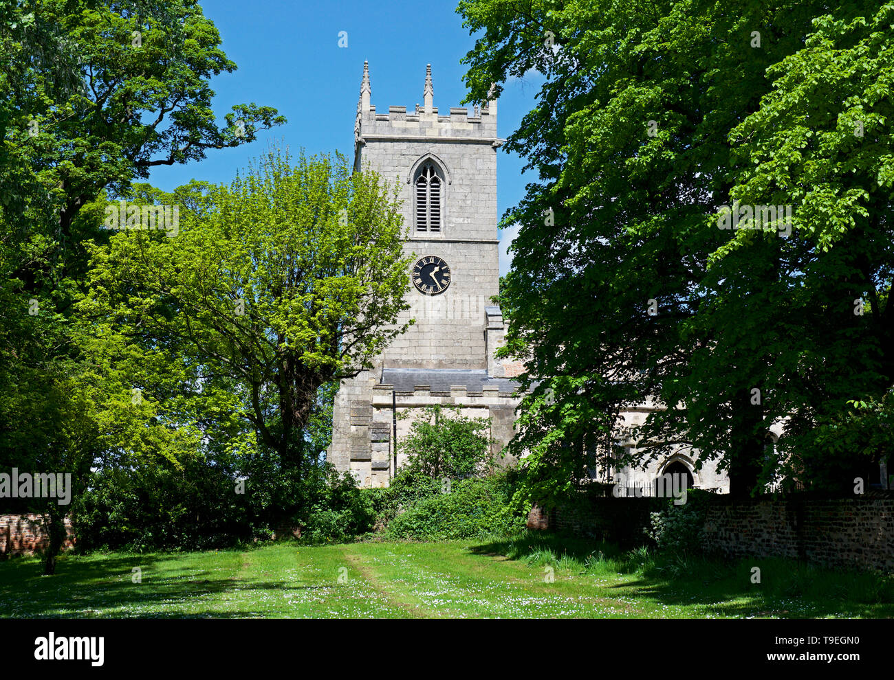 St Andrew's Church, Epworth,North Lincolnshire, England UK Stock Photo