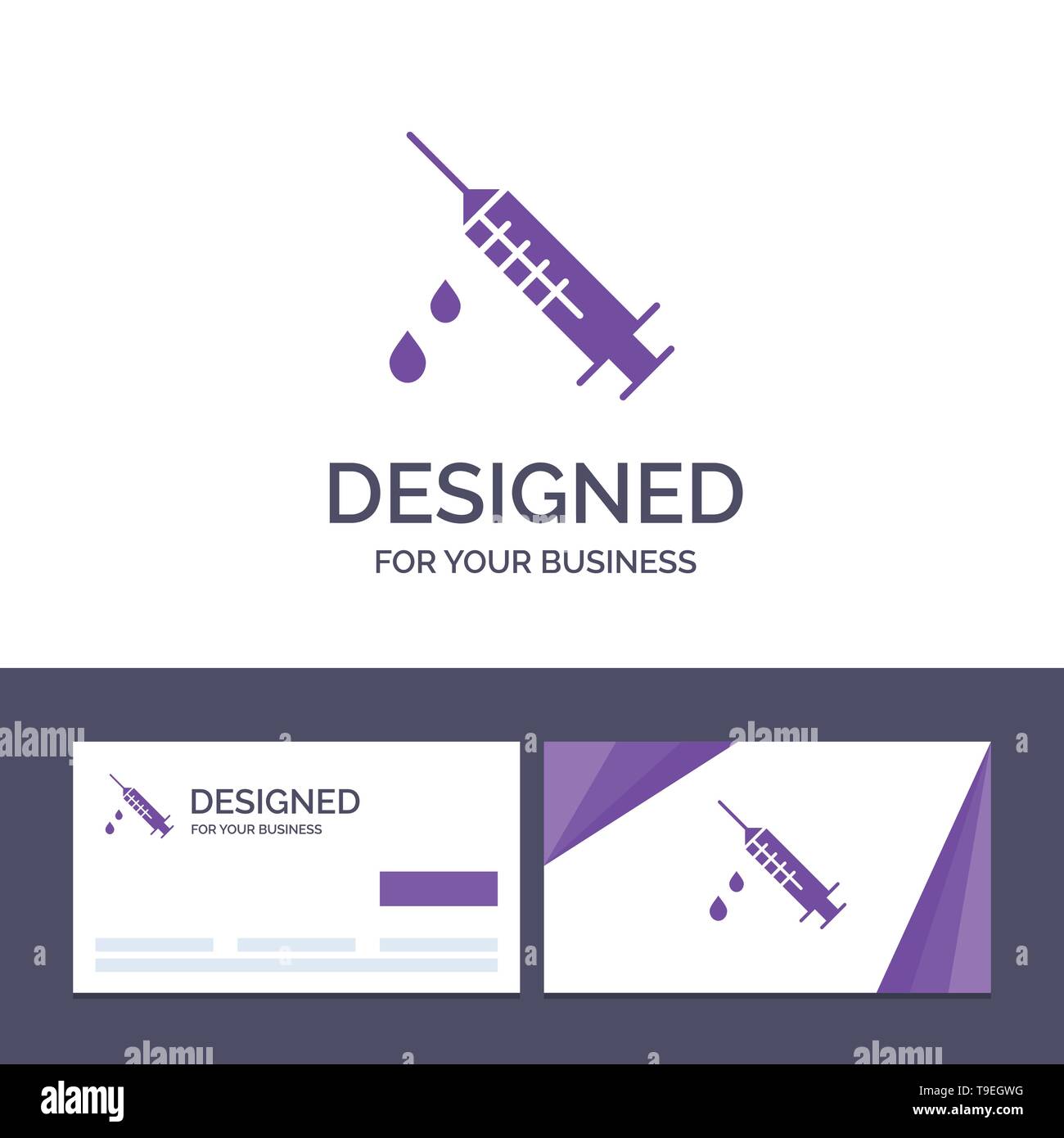 Creative Business Card and Logo template Dope, Injection, Medical, Drug  Vector Illustration Stock Vector Image & Art - Alamy
