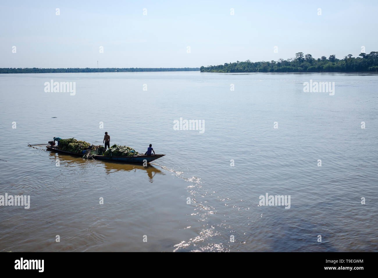 Amazon banana boat hi-res stock photography and images - Alamy