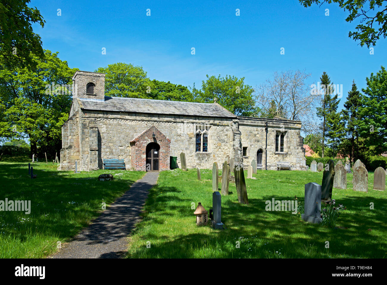 St Margaret's Church in the village of Millington, East Yorkshire, England UK Stock Photo