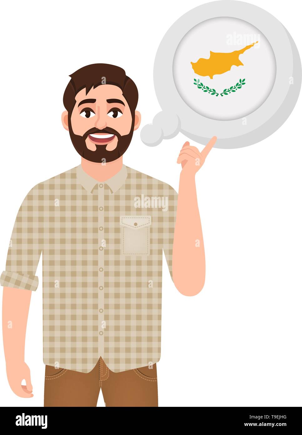 Man men cyprus Stock Vector Images - Alamy