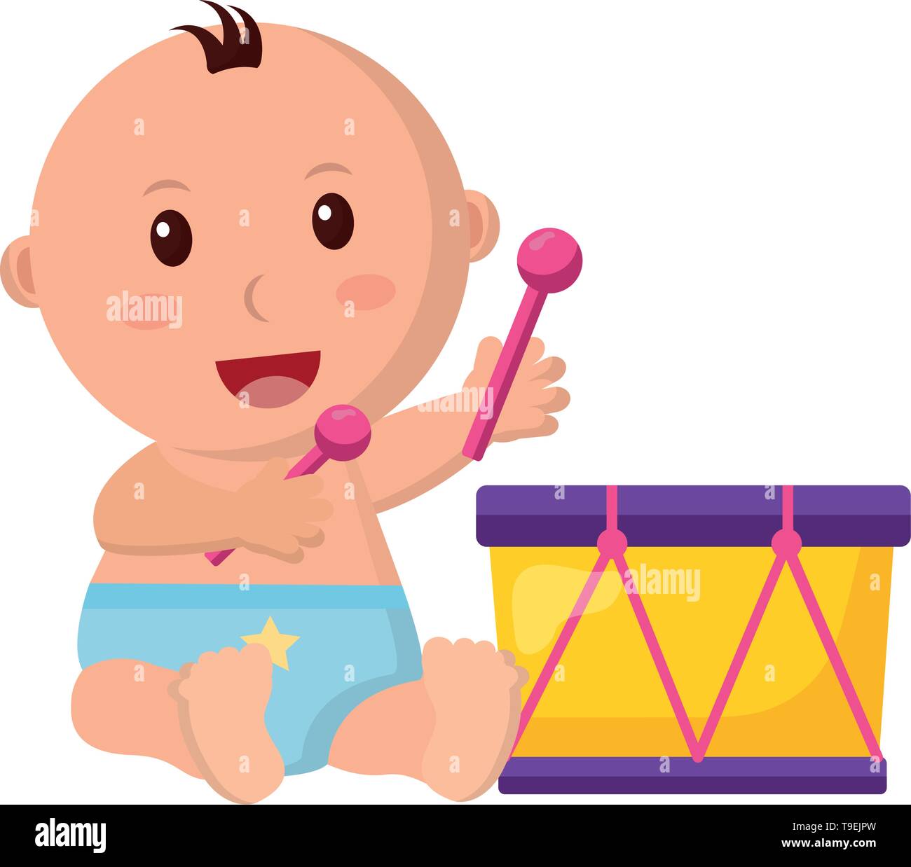 baby boy toys Stock Vector Image & Art - Alamy