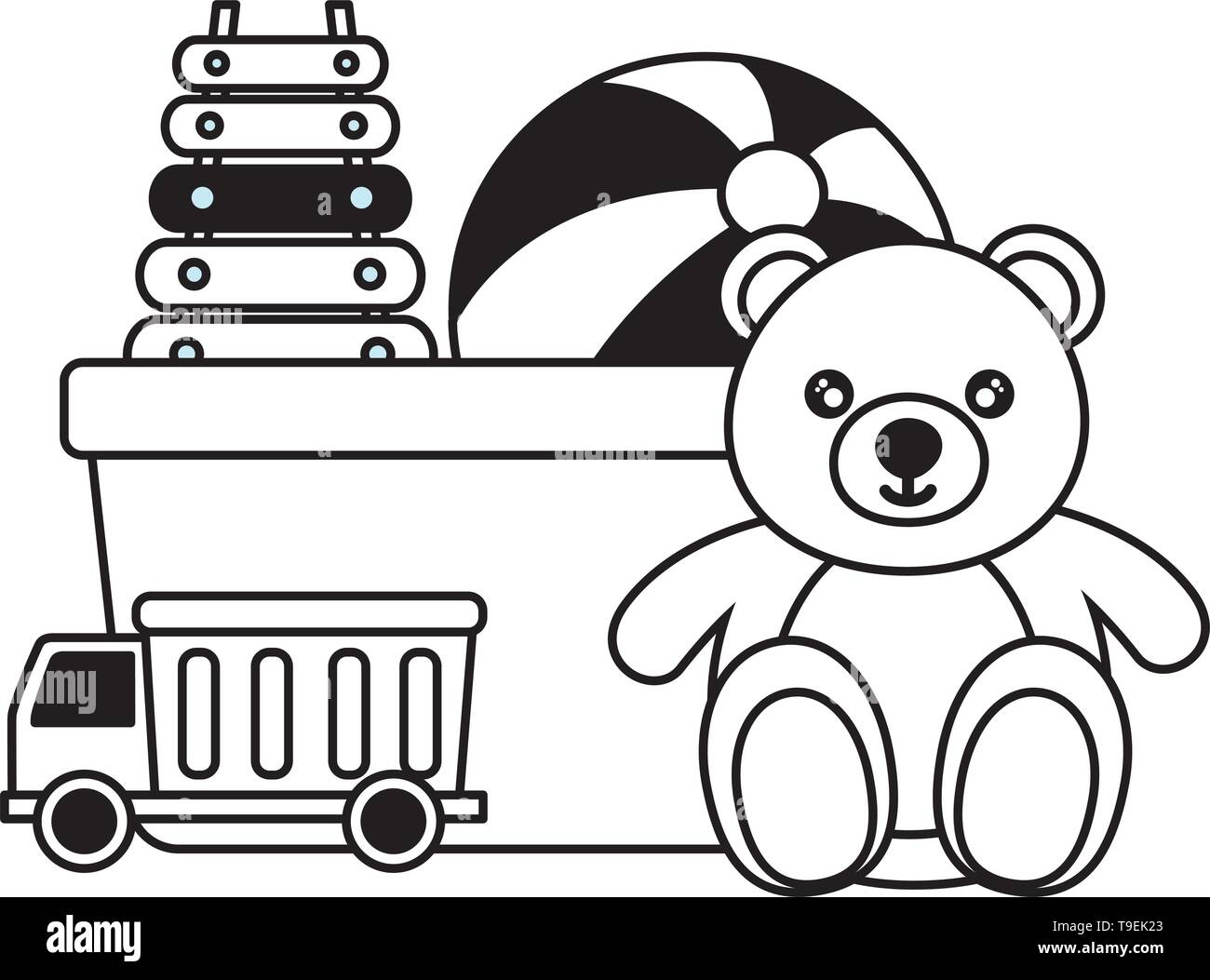 Kids Toys Design Stock Vector Image Art Alamy kids-toys-design-stock-vector-image-art-alamy