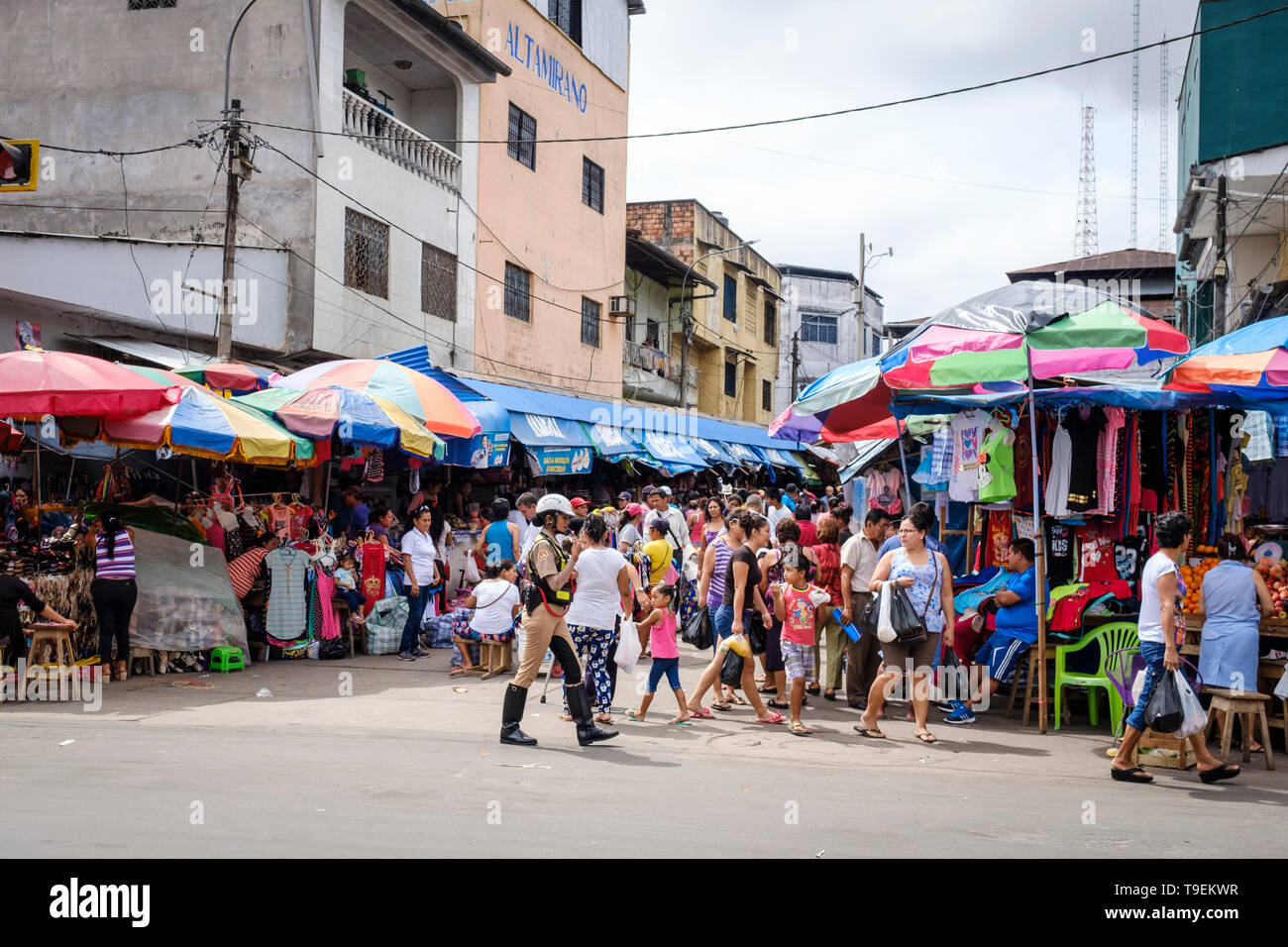 Belen market or Mercado Belén in Iquitos in the Peruvian Amazon