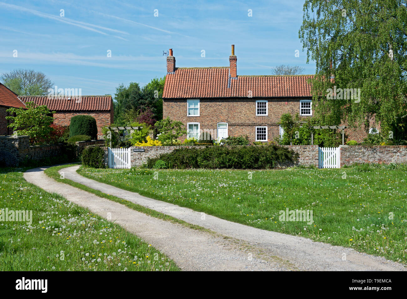 The village of Askham Richard, North Yorkshire, England UK Stock Photo
