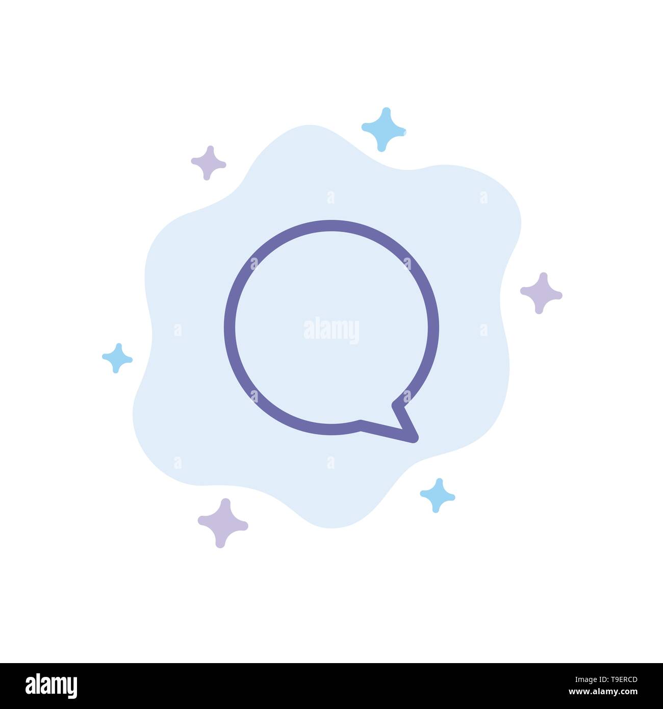 Chat, Instagram, Interface Blue Icon on Abstract Cloud Background Stock  Vector Image & Art - Alamy