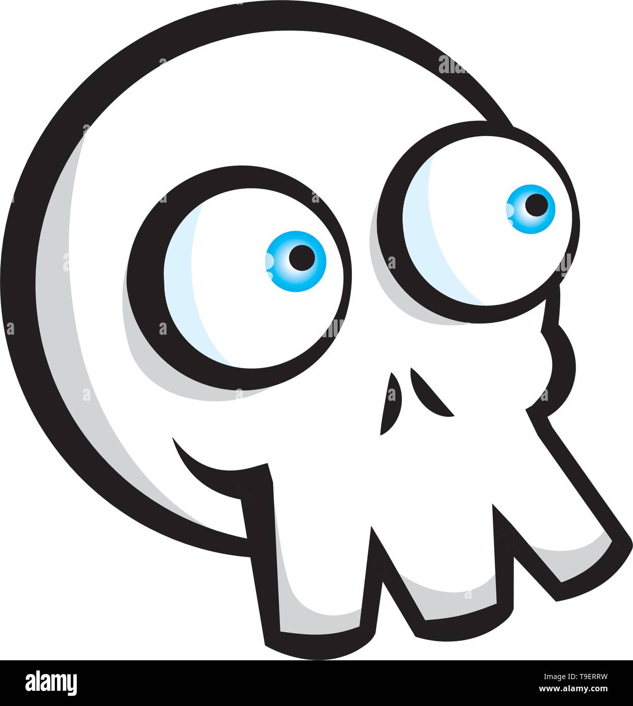 Skull / Tribal / Tattoo / Black isolated on white Stock Vector