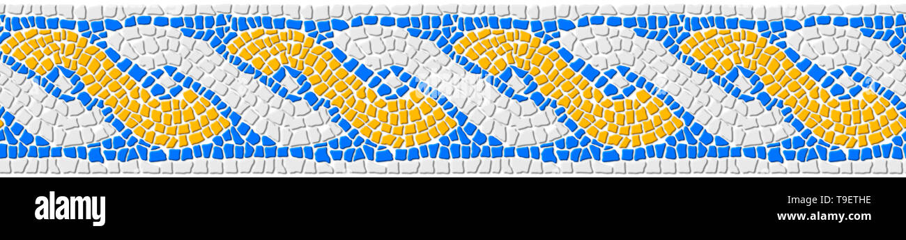 Web banner concept image inspired by the shape of roman mosaics in ...