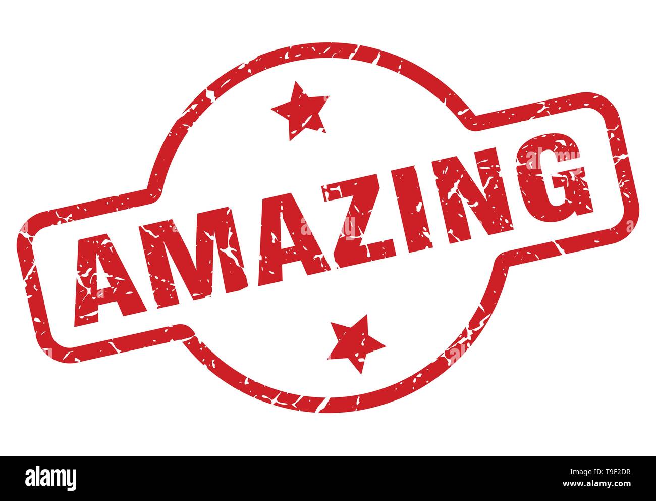 amazing stamp isolated on white Stock Vector Image & Art - Alamy