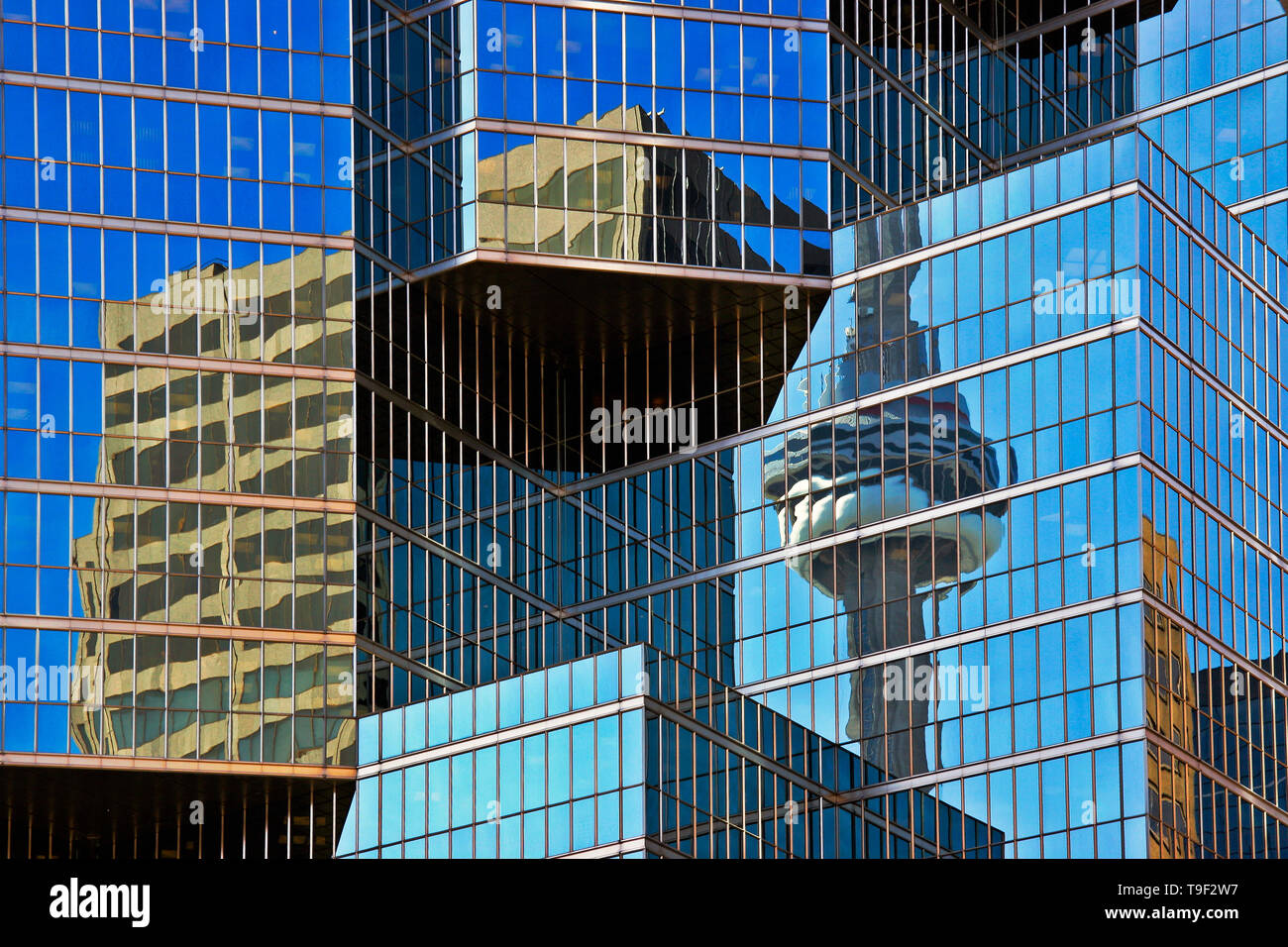 Reflection of CN Tower, Toronto, Canada Stock Photo