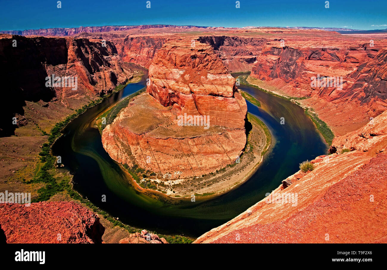 Horseshoe bend, Page, Arizona, USA Stock Photo