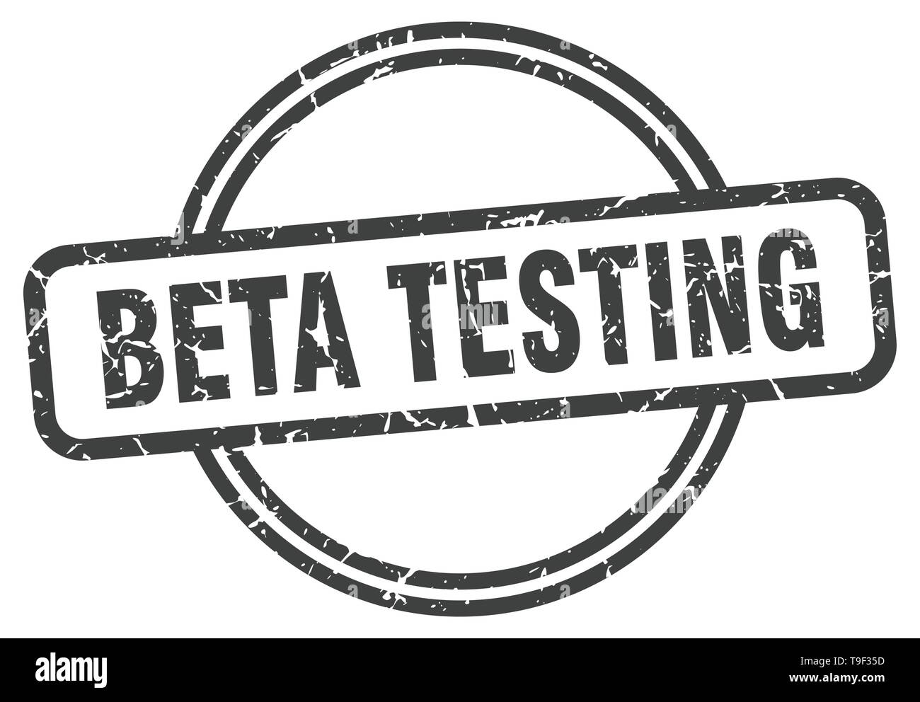 beta testing vintage stamp. beta testing sign Stock Vector