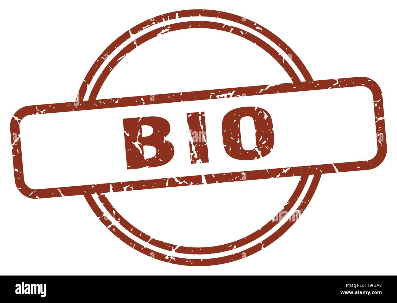 bio stamp isolated on white Stock Vector Image & Art - Alamy