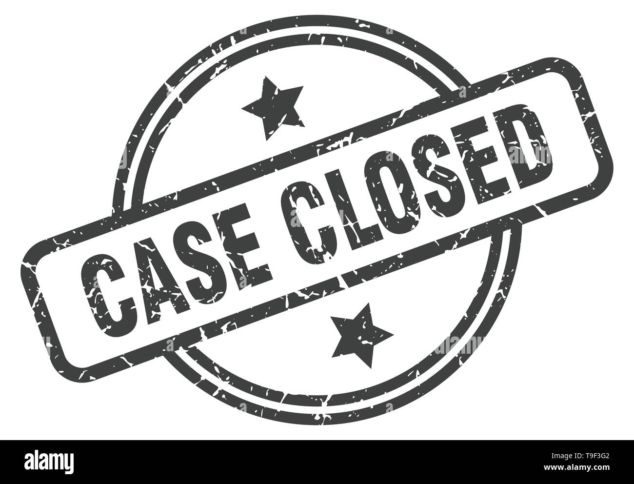 case closed stamp isolated on white Stock Vector Image & Art Alamy