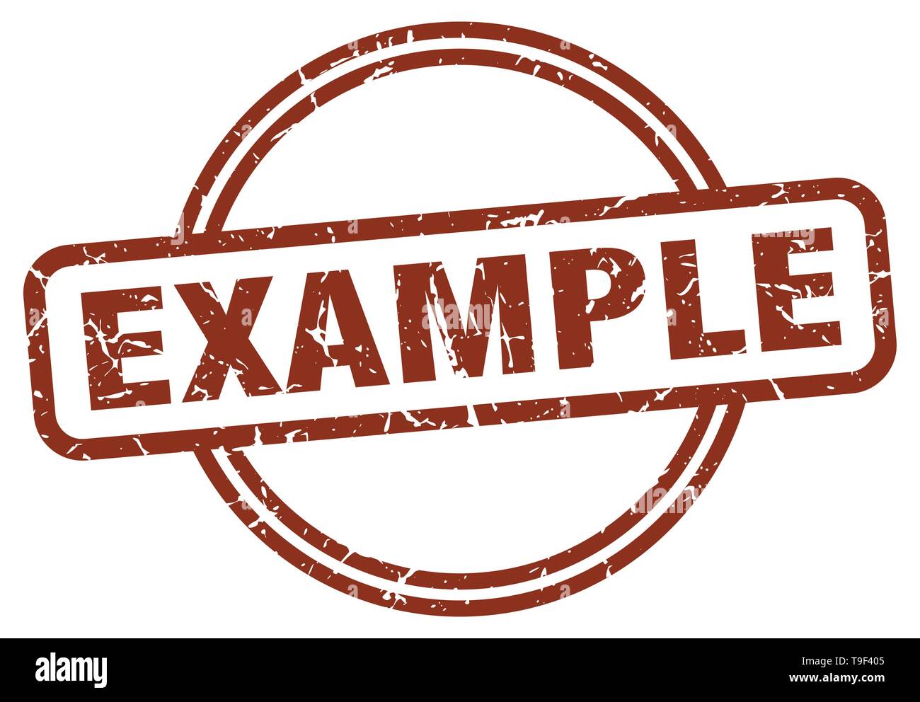 example stamp isolated on white Stock Vector Image & Art - Alamy
