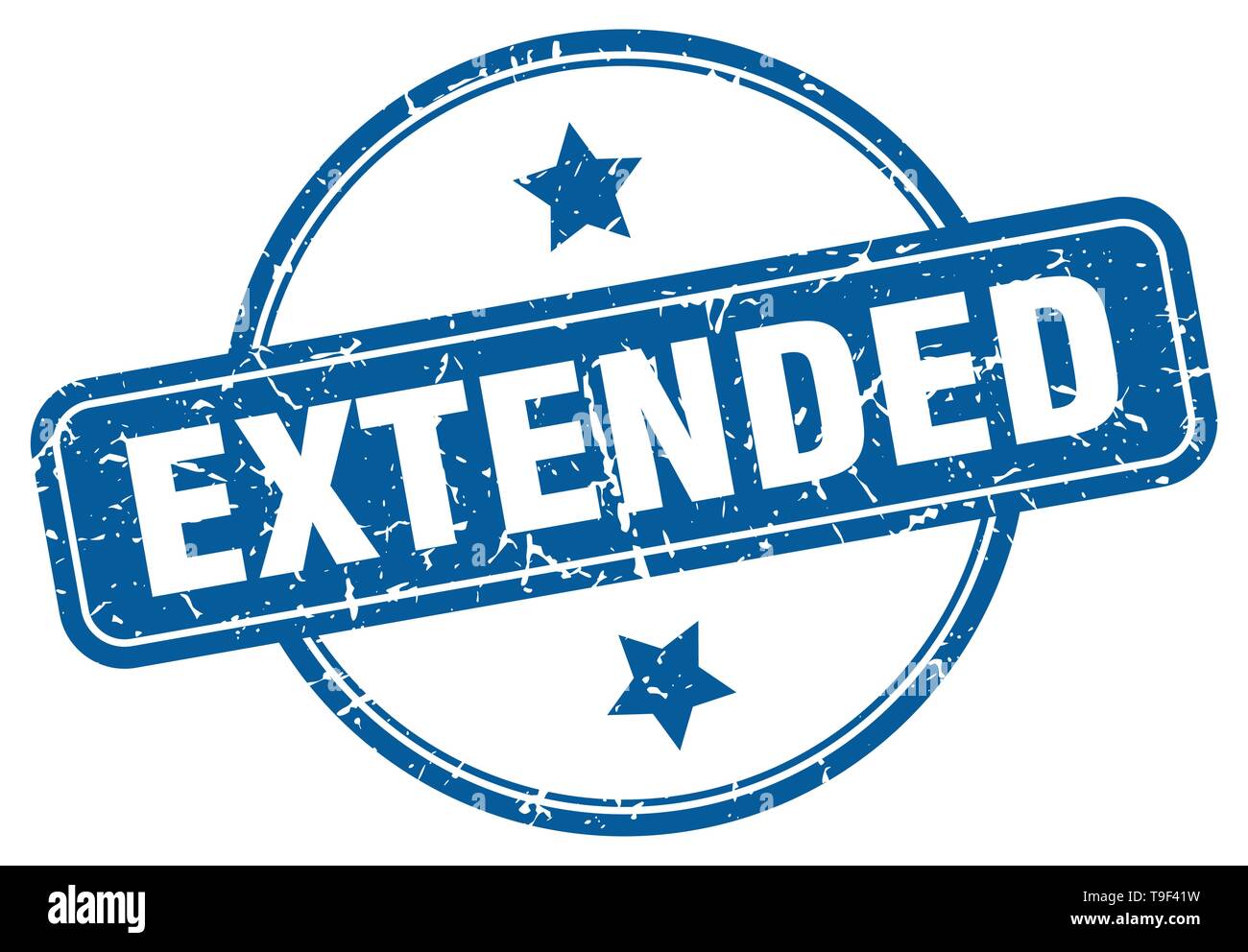 extended round grunge isolated stamp Stock Vector Image & Art - Alamy