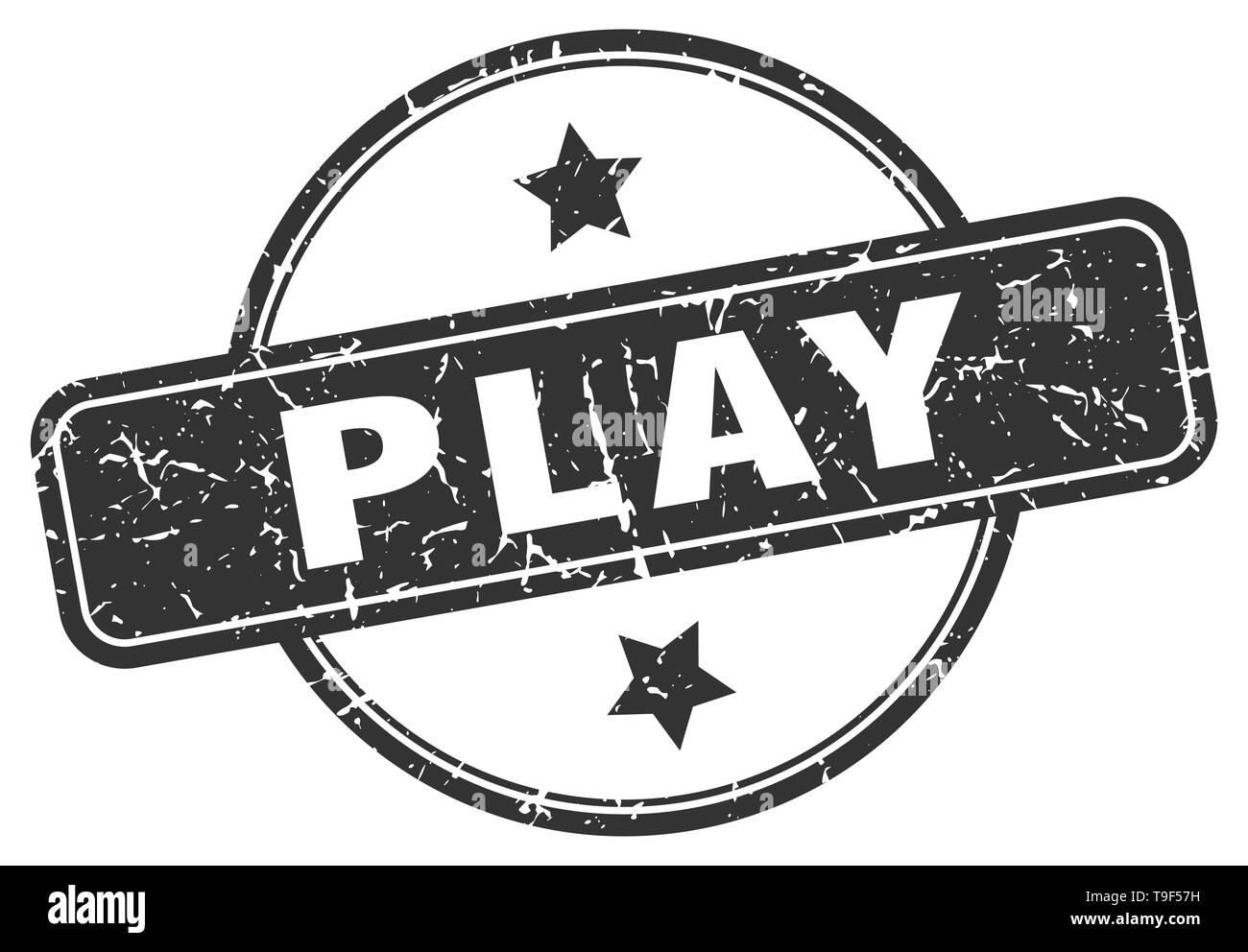 play round vintage grunge stamp Stock Vector Image & Art - Alamy