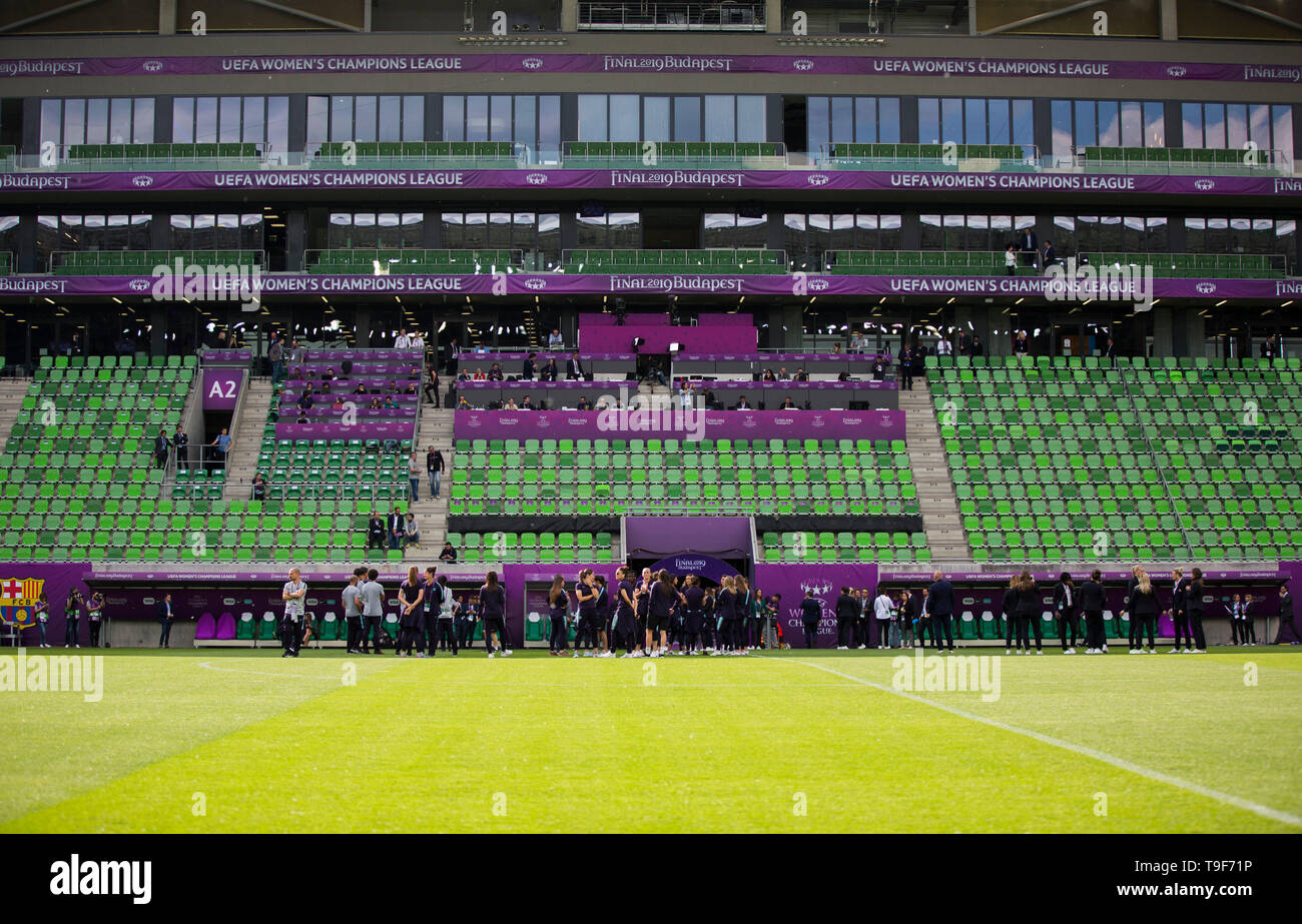 Groupama Arena, Budapest, Hungary. 18th May, 2019. UEFA Womens Champions  League Final, Lyon versus Barcelona; The