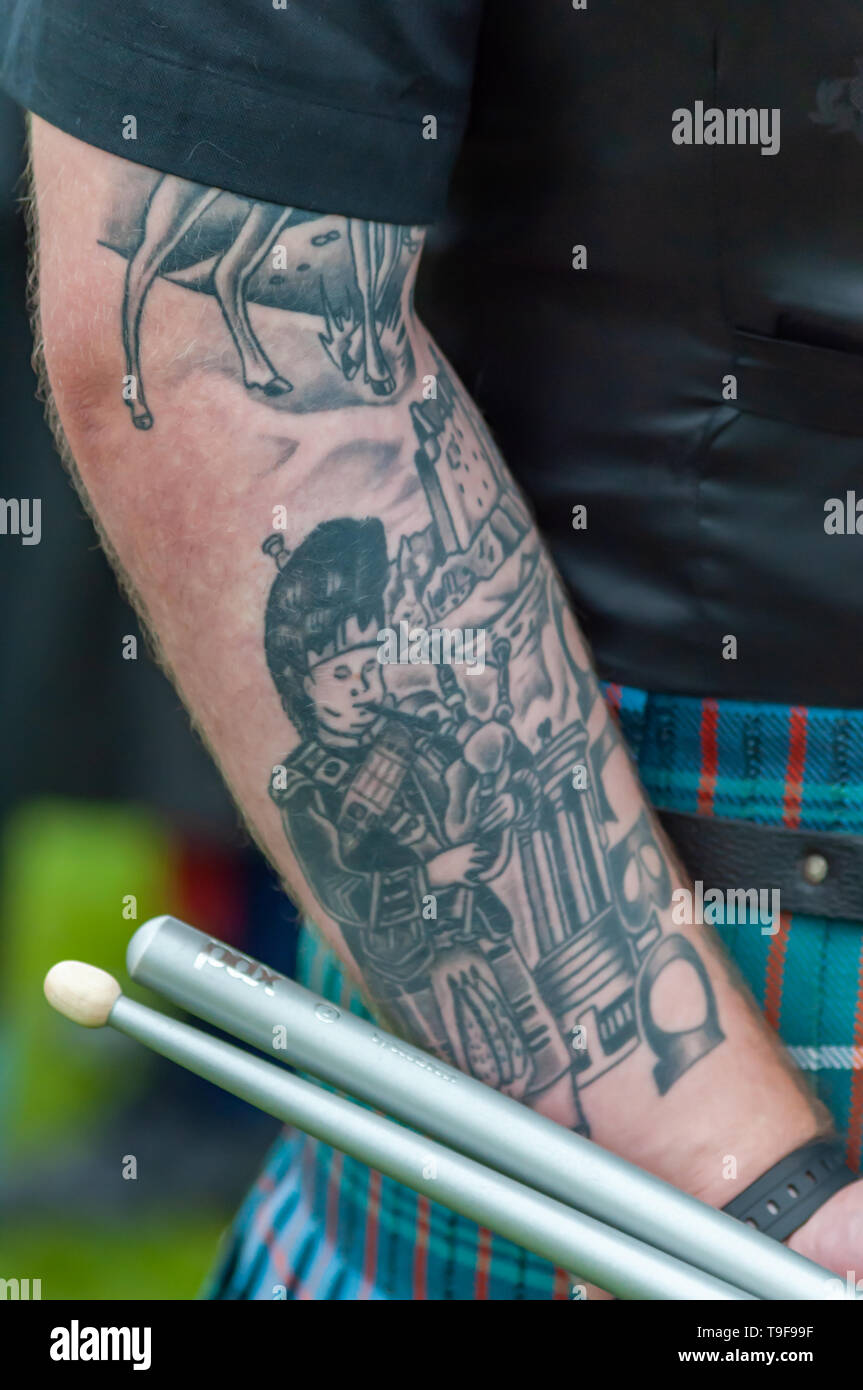 Scottish Bagpipes Tattoo