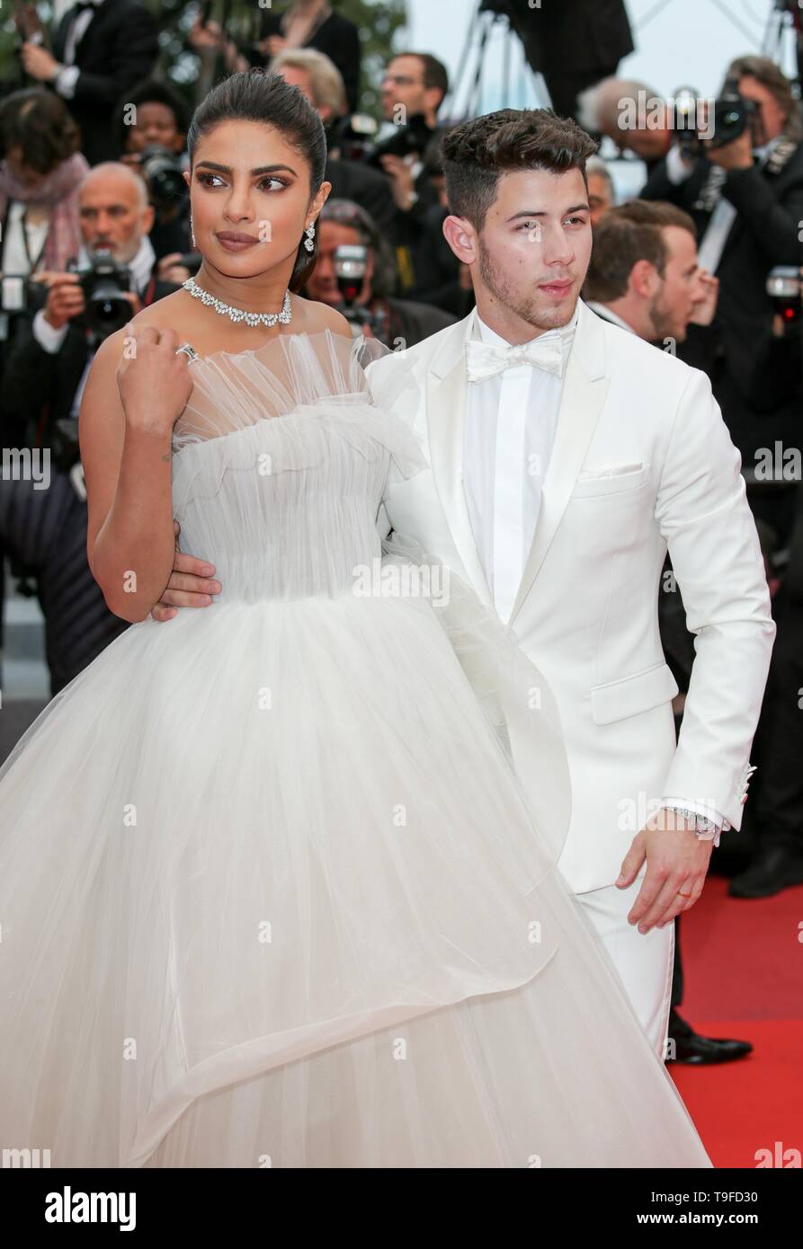 Cannes, France. 18th May, 2019. Nick Jonas, Priyanka Chopra Model And Singer Les Plus Belles Annees D'une Vie. 72 Nd Cannes Film Festival Cannes, France 18 May 2019 Djc9715 Credit: Allstar Picture Library/Alamy Live News  Stock Photo