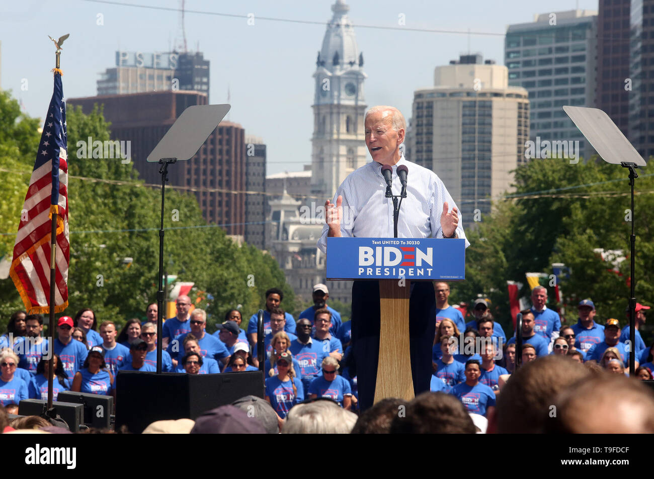 Philadelphia, PA, USA. 18th May, 2019. : Joe Biden holds First Campaign ...