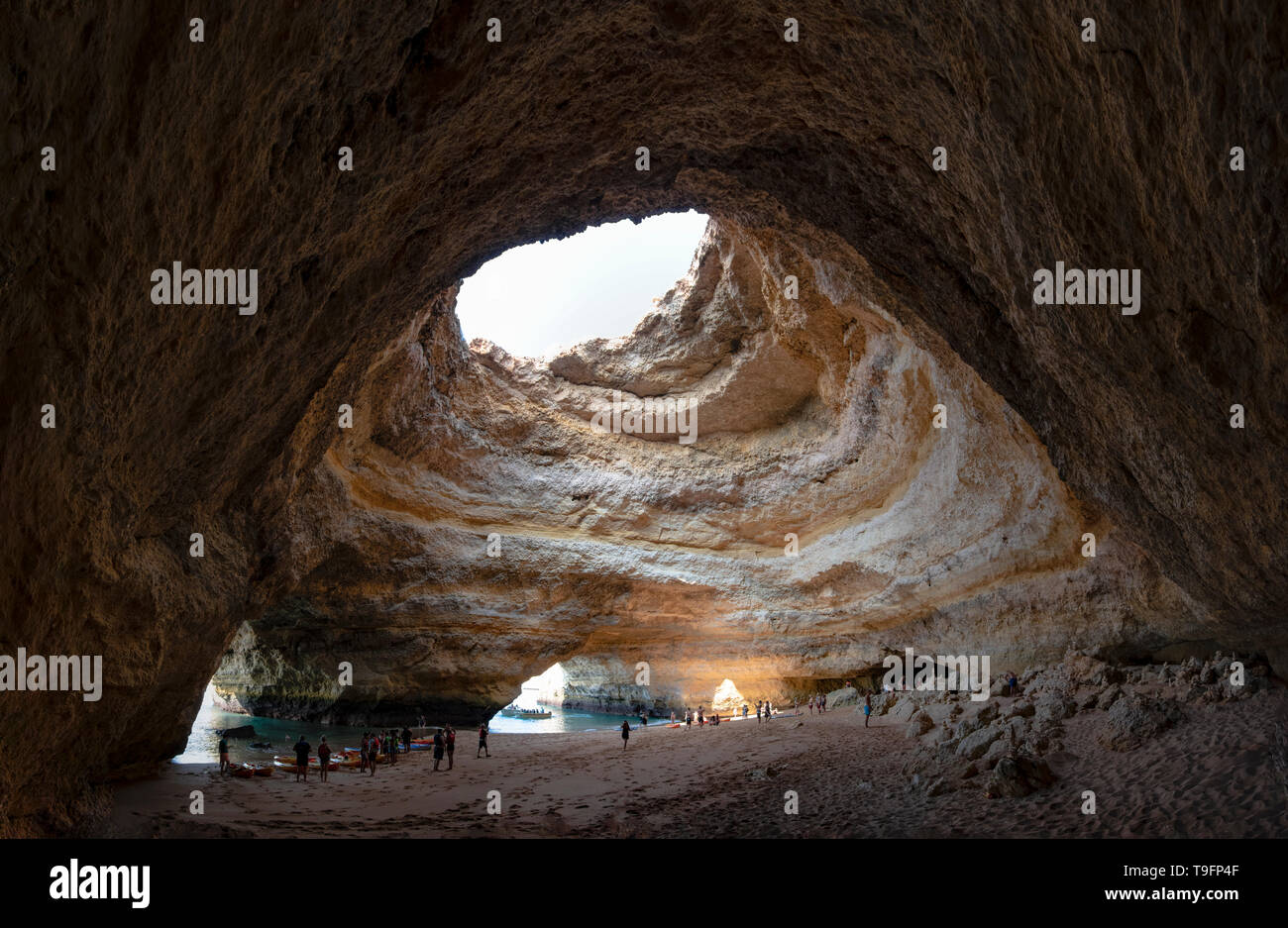 Benagil cave in Portugal Stock Photo