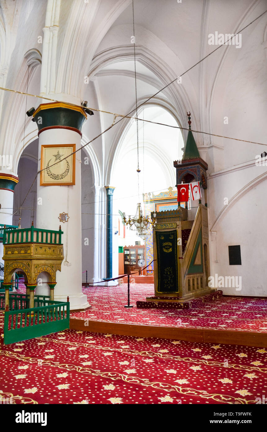 Nicosia, Cyprus Oct 4th 2018 Beautifully decorated interior of