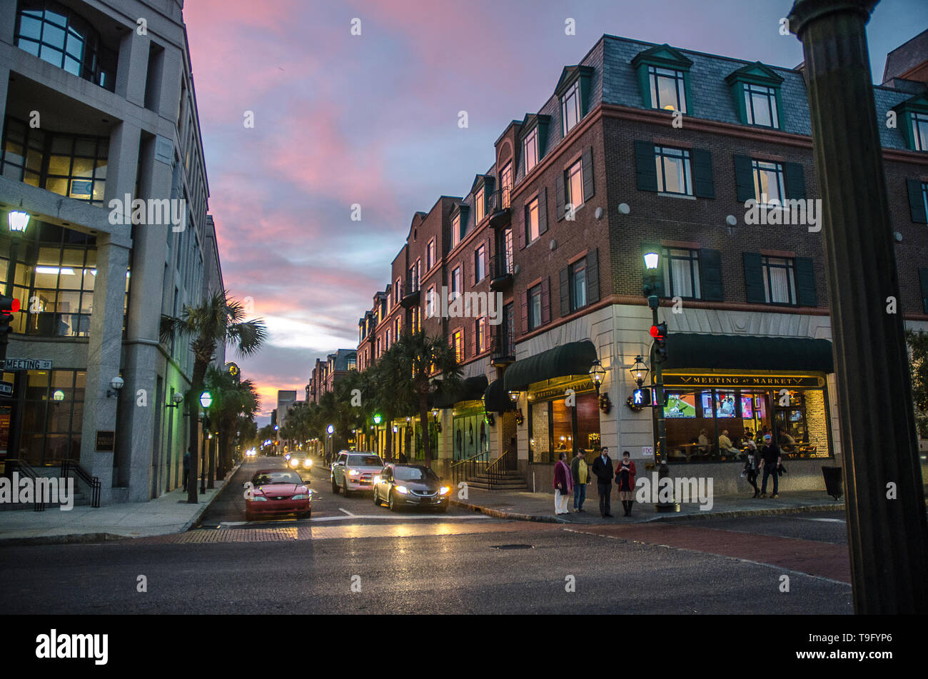 Downtown in Historic Charleston, South Carolina Stock Photo Alamy