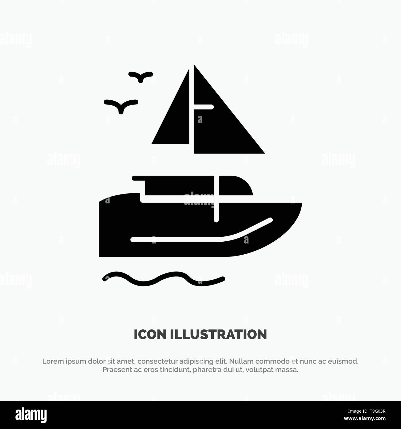 Black speed boat Stock Vector Images - Alamy