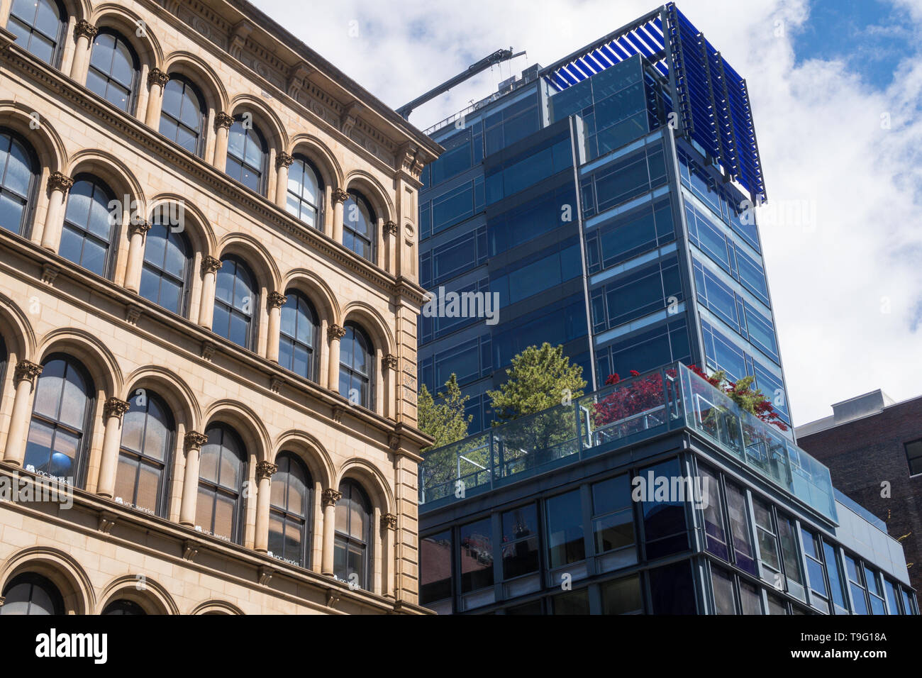 Broadway in SoHo is an historic district, NYC, USA Stock Photo