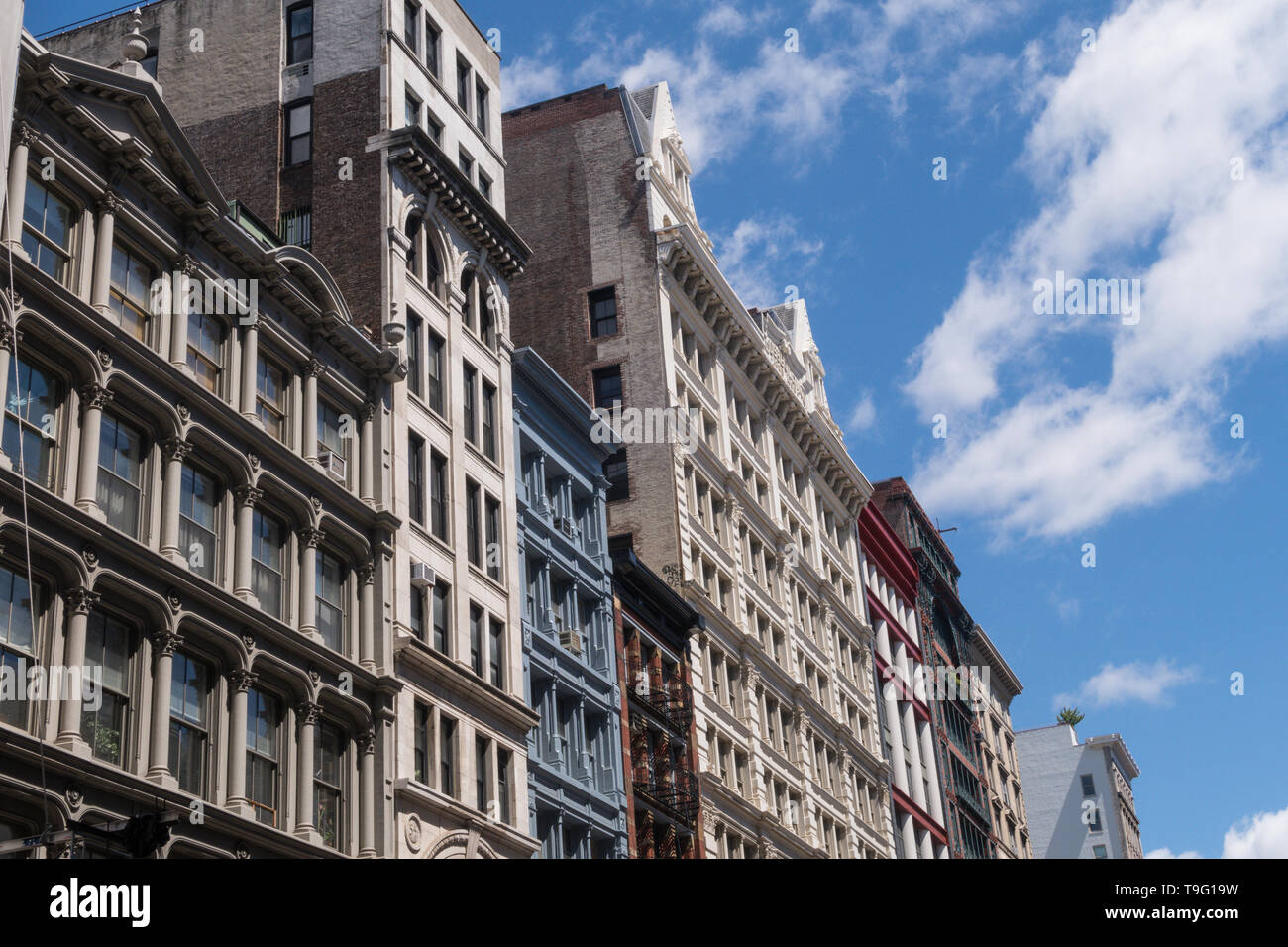 Broadway in SoHo is an historic district, NYC, USA Stock Photo