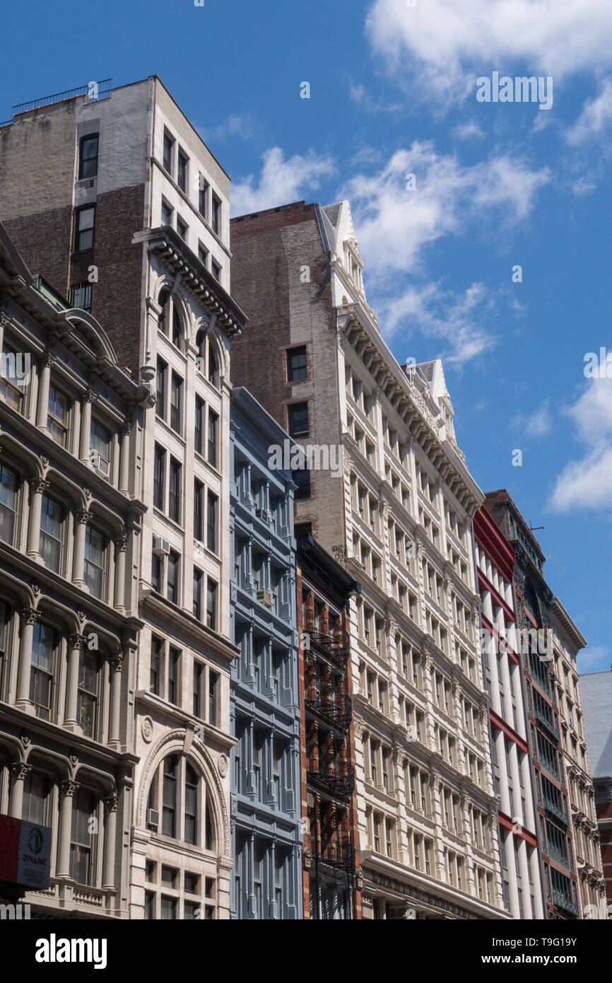 Broadway in SoHo is an historic district, NYC, USA Stock Photo