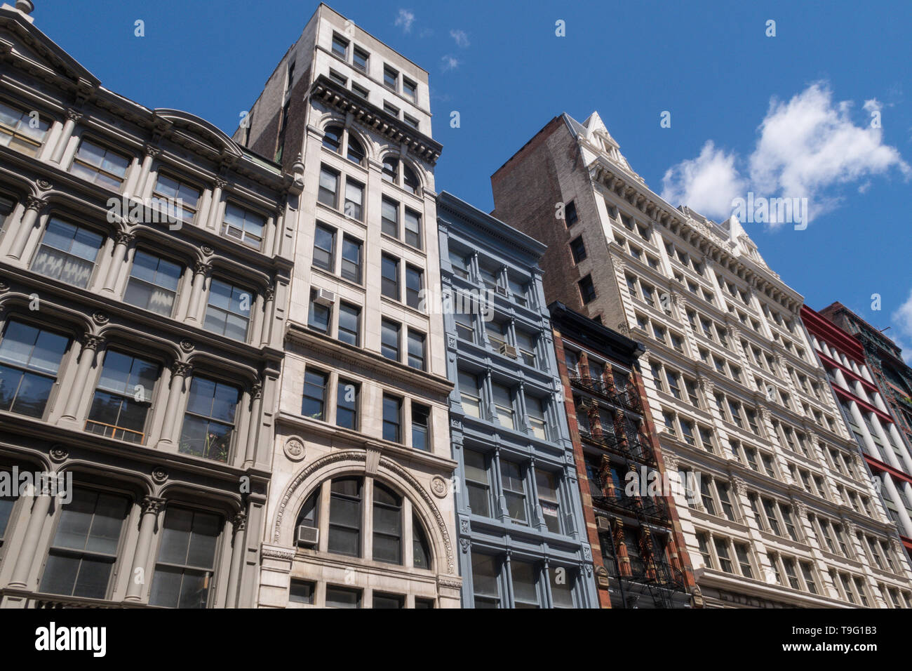 Broadway in SoHo is an historic district, NYC, USA Stock Photo