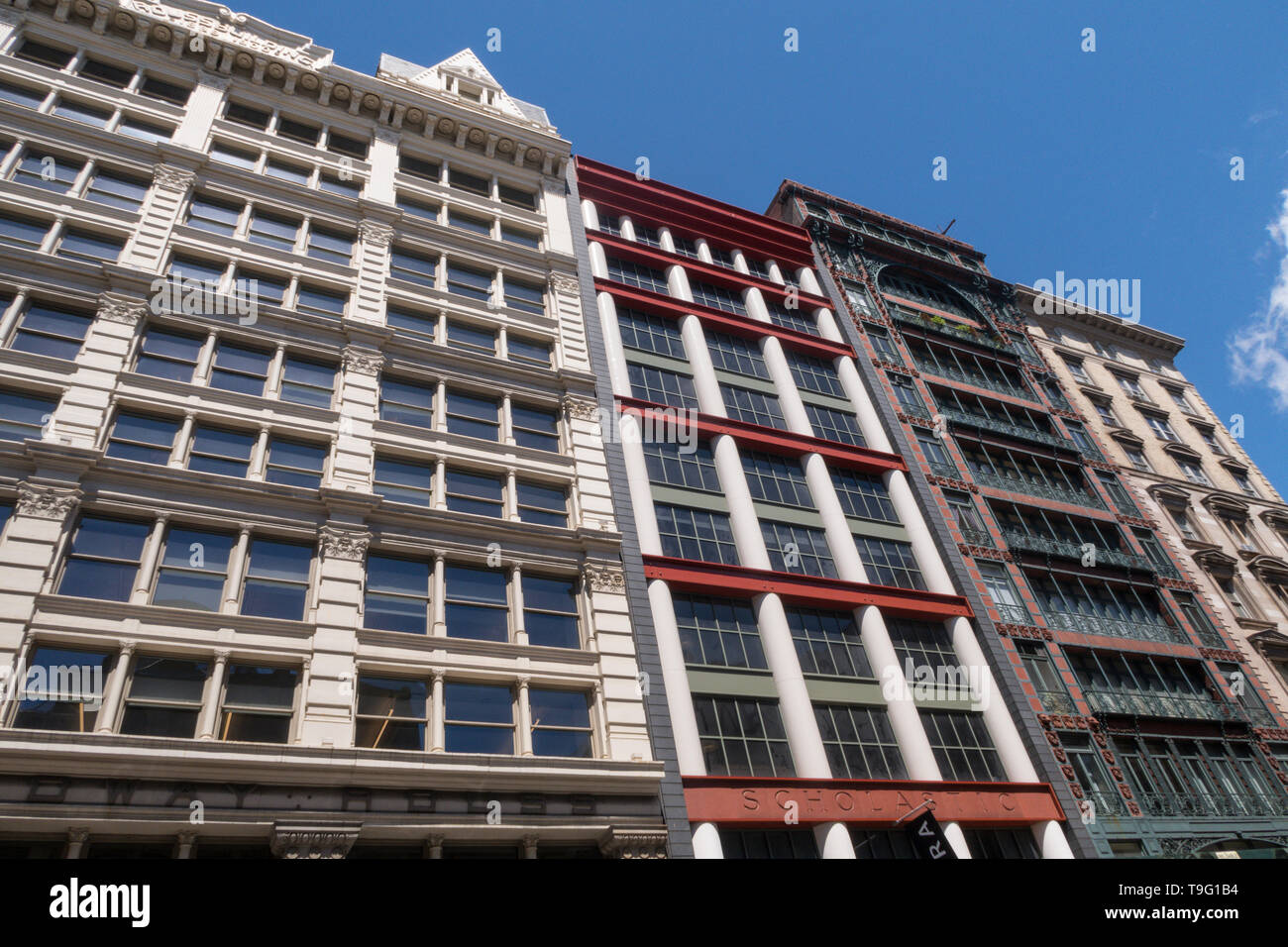 Broadway in SoHo is an historic district, NYC, USA Stock Photo