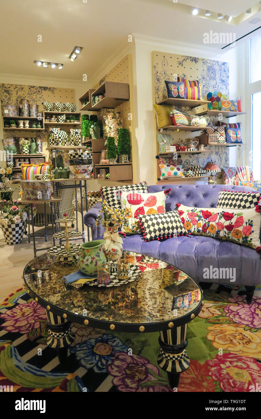 MacKenzieChilds Store Interior, NYC Stock Photo Alamy