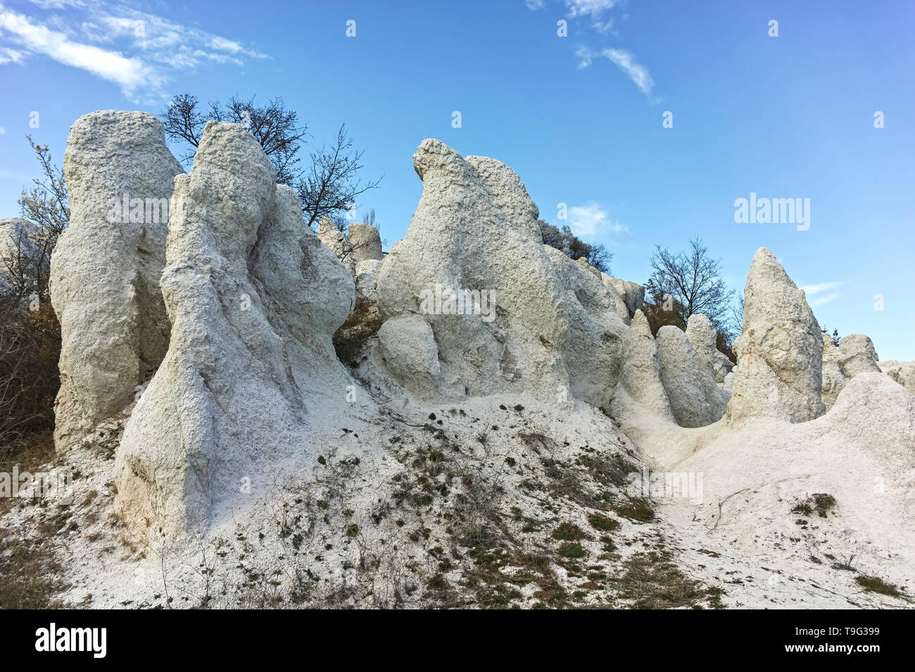 Bride Formations Rocks Rock Formation Stone Wedding near town of Kardzhali, Bulgaria Stock ...