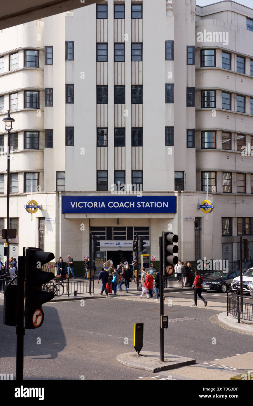Victoria Coach Station in London, England Stock Photo