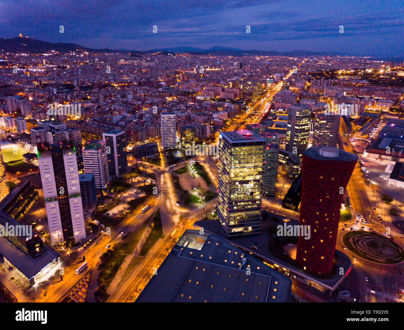 Fira gran via barcelona hi-res stock photography and images - Alamy